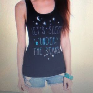 Awake Juniors Printed Tank T Sleep Under The Star